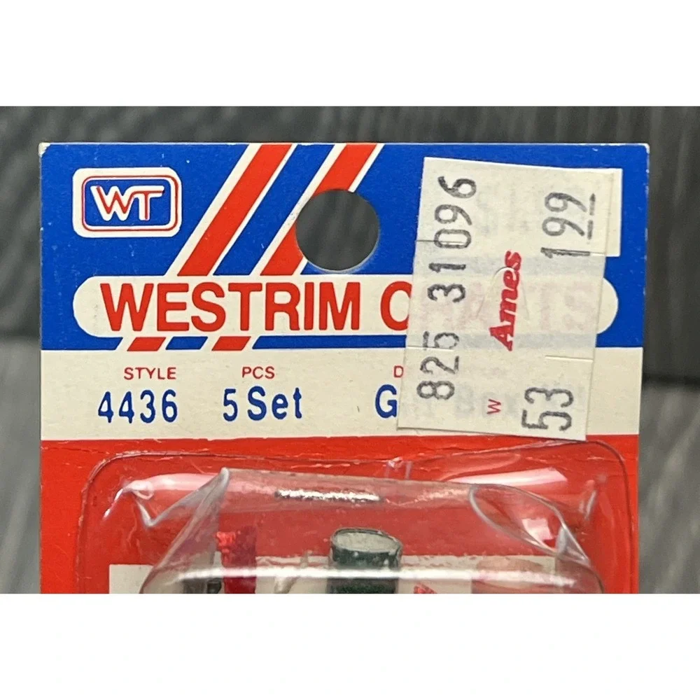 Vintage WESTRIM CRAFTS 4436 Christmas Ribbon & Bows 5-Piece Set Holiday‎ Decor